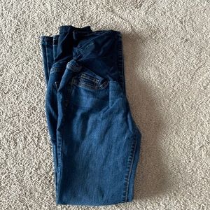 indigo blue maternity jean
